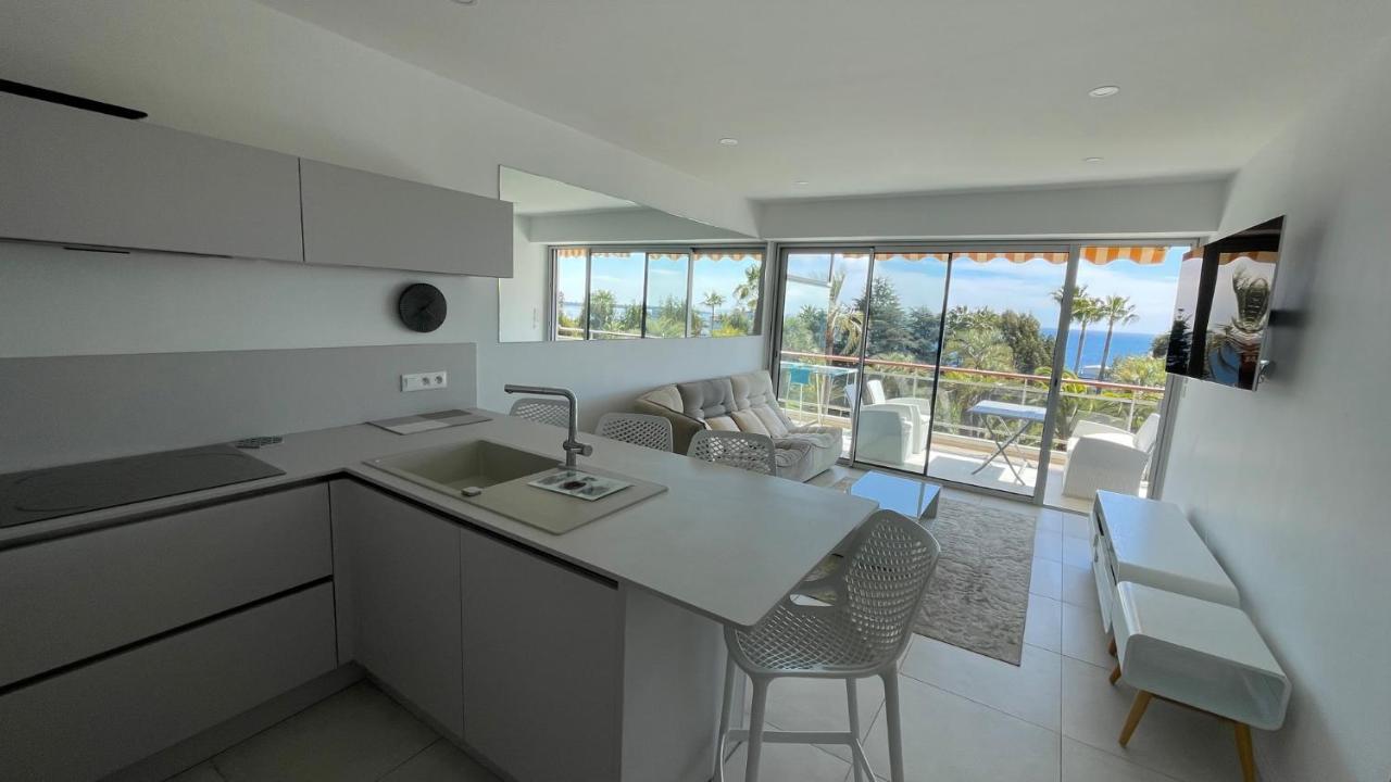 Appartement 2 Chambres Vue Mer Panoramique, Proche Croisette Cannes فالوريس المظهر الخارجي الصورة