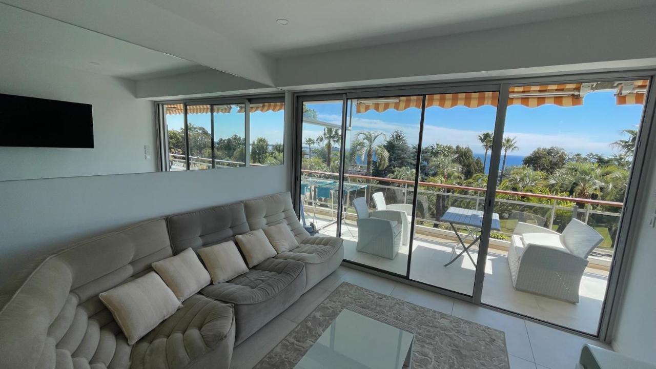 Appartement 2 Chambres Vue Mer Panoramique, Proche Croisette Cannes فالوريس المظهر الخارجي الصورة
