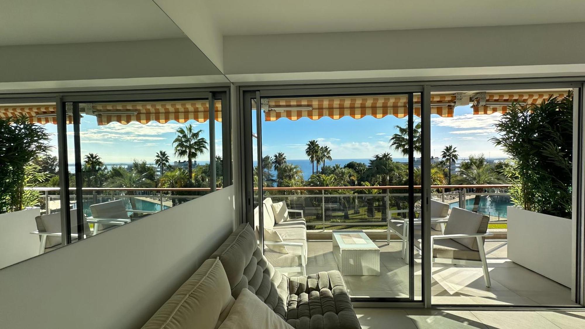 Appartement 2 Chambres Vue Mer Panoramique, Proche Croisette Cannes فالوريس المظهر الخارجي الصورة