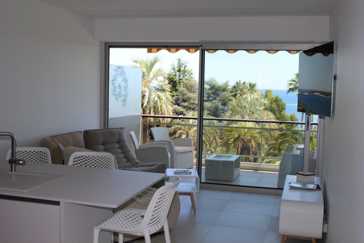 Appartement 2 Chambres Vue Mer Panoramique, Proche Croisette Cannes فالوريس المظهر الخارجي الصورة
